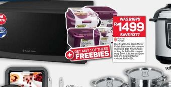 Pick n Pay Russell hobbs microwave oven offer
