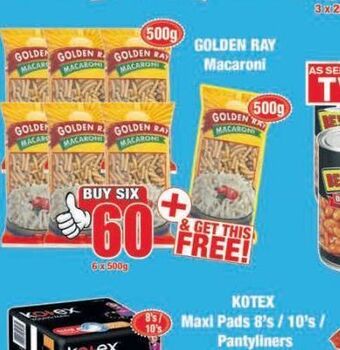 Boxer Golden ray macaroni 6 offer