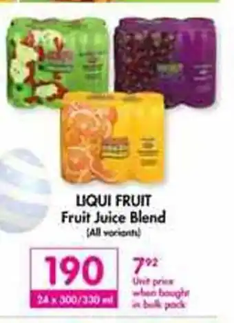 Makro Liqui Fruit Fruit Juice Blend (All Variants) 24 x offer