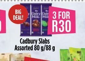 Food Lover's Market Cadbury chocolate 3 offer