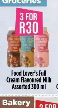 Food Lover's Market Food lover's market flavoured milk 3 offer