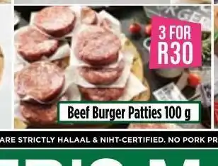 Food Lover's Market Beef patties 3 offer