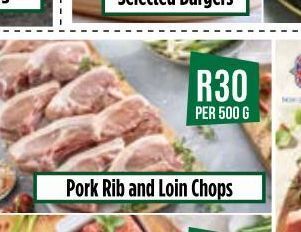 Food Lover's Market Pork chops offer