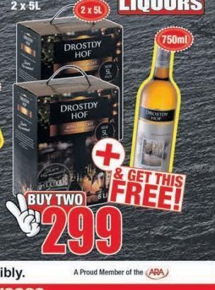 Boxer Drostdy hof wine 2 offer