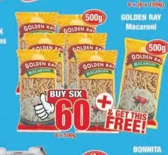 Boxer Golden ray macaroni 6 offer