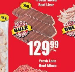 Boxer Beef liver offer
