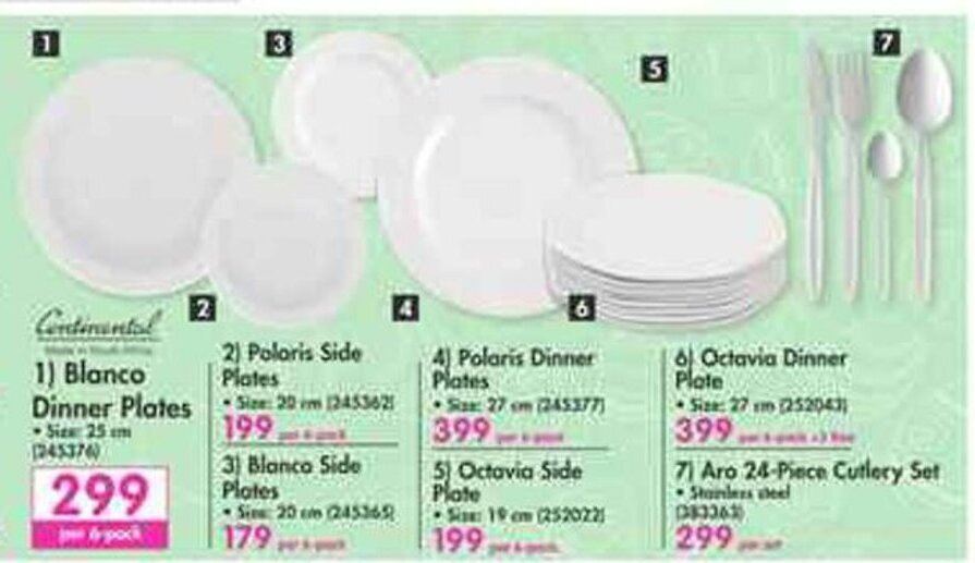 Continental Blanco Dinner Plates offer at Makro