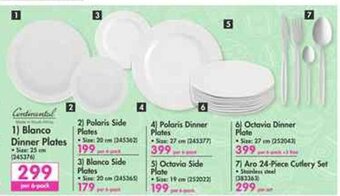 Makro Continental Blanco Dinner Plates offer