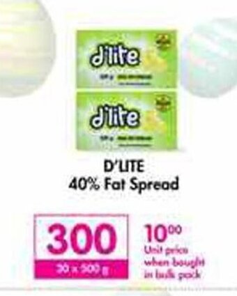 Makro D'Lite 40% Fat Spread offer