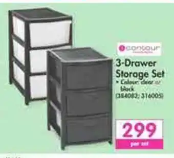 Makro Concour 3-Drawer Storage Set offer