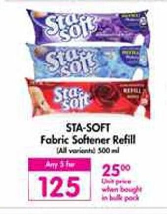 Makro Sta-Soft Fabric Softener Refill (All Variants) 500 ml offer