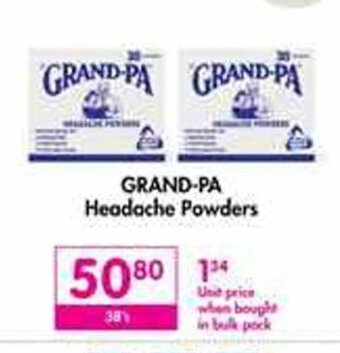 Makro Grand-Pa Headache Powders 38's offer