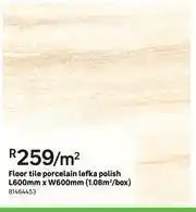 Leroy Merlin Lefka Polish Porcelain Floor Tiles L600mm x W600mm-Per Sqm offer