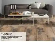Leroy Merlin Laminate Flooring Mountain Oak 2 Strip L1286mm x W194mm 7mm Thick (2.245Sqm/Box)-Per Sqm offer