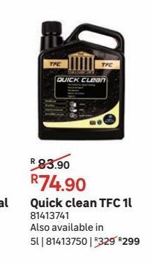 Quick clean tfc 1l