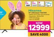 Game Hisense 70" UHD Smart 70A7100 offer