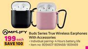 Game Amplify Buds Series True Wireless Earphones With Accessories-Each offer