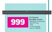 Game Hisense 2.0 Channel Soundbar HS204 offer