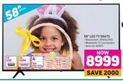Game Hisense 58" LED TV 58A7G offer