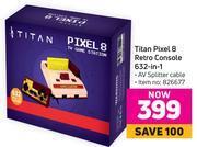 Game Titan Pixel 8 Retro Console 632- In 1 offer