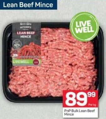 Pick n Pay PnP Bulk Lean Beef Mince offer