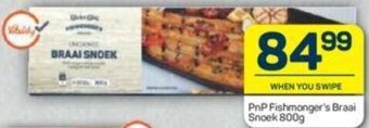 Pick n Pay PnP Fishmonger's Braii Shoek 800g offer