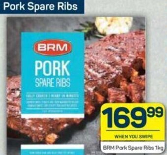 Pick n Pay BRM Pork Spare Ribs 1kg offer
