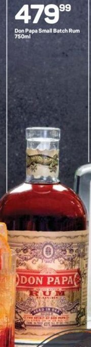 Don Papa Small Batch Rum 750ml