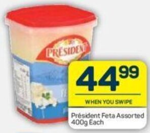 Pick n Pay Président Feta Assorted 400g offer