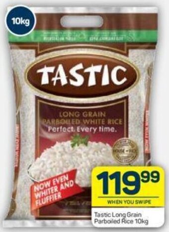 Pick n Pay Tastic Long Grain Parboiled Rice 10kg offer