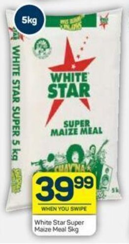 Pick n Pay White Star Super Maize Meal 10kg offer
