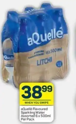 Pick n Pay Aquellé Flavoured Sparkling Water Assorted 6x500ml offer