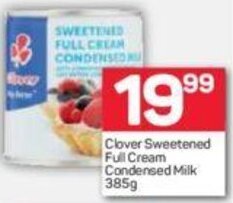 Pick n Pay Clover Sweetened Full Cream Condensed Milk 385g offer