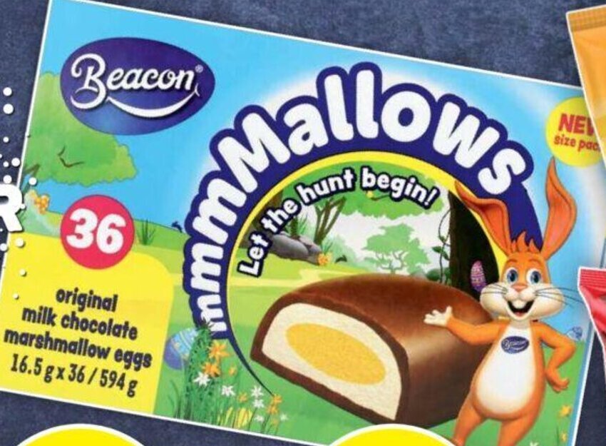 Beacon mmmMallows Original Milk Chocolate Marshmallow Eggs 36s offer at Pick n Pay
