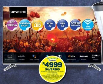 Pick n Pay Skyworth 43" (109cm) Android Smart Full HD LED TV offer
