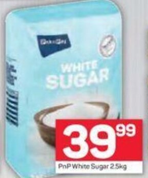 Pick n Pay PnP White Sugar 2.5kg offer