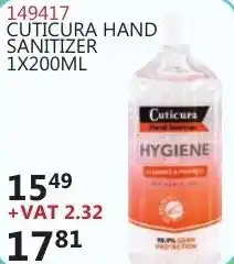 Cuticura Hand Sanitizer