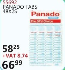 Africa Cash and Carry Panado Tabs 55692 offer
