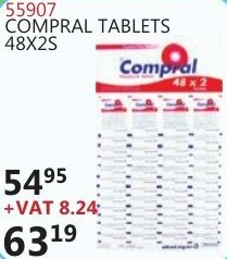 Compral Tablets 55907