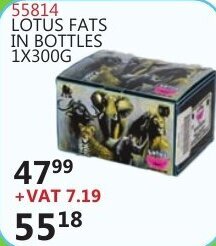 Africa Cash and Carry Lotus Fats In Bottles 55814 offer