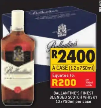 Shoprite Liquor Ballantine's finest blended scotch whisky offer