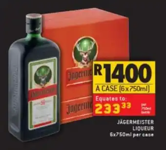 Shoprite Liquor Jägermeister liqueur offer