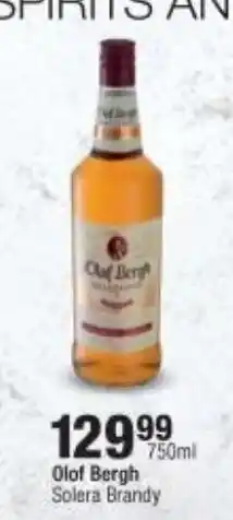 Checkers Liquor Shop Olof Bergh 750ml offer