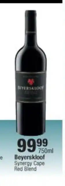 Checkers Liquor Shop Beyerskloof 750ml offer