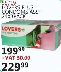 Africa Cash and Carry Lovers Plus Condoms Asst. 55719 offer