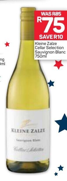 Pick n Pay Liquor Kleine Zalze Cellar Selection Sauvignon Blanc 750ml offer