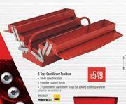 Builders Warehouse Mastercraft 5 Tray Cantilever Toolbox offer