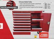 Builders Warehouse Mastercraft 10 Drawer Mobile Trolley offer