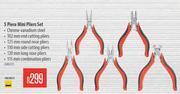 Builders Warehouse Mastercraft 5 Piece Mini Pliers Set offer