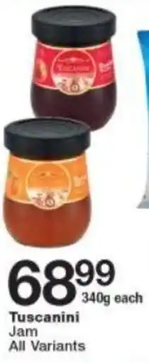 Checkers Tuscanini Jam 340g offer